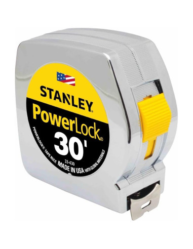 Cinta Métrica Stanley 33-430 9.14m x 2.54cm - Paquete de 4
