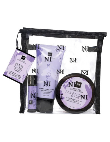 Conjunto de Regalo Cuidado Corporal Lavanda Ylang 3 Piezas