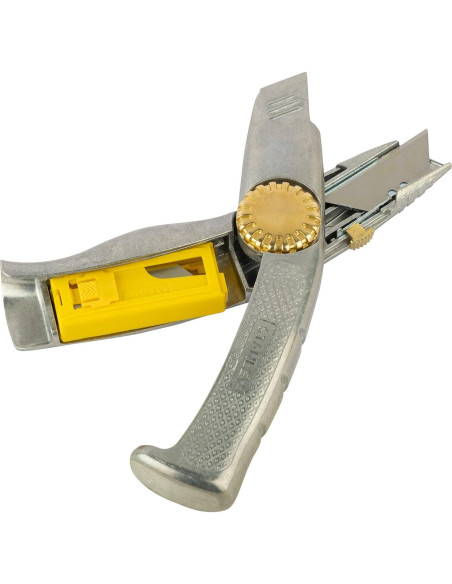 Cuchillo de Corte Stanley 0-10-819 Retráctil Acero Inoxidable Cuchillo de Corte Stanley 0-10-819 Retráctil Acero Inoxidable