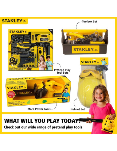 Caja de Herramientas Roja Stanley Jr. Soplador Batería 3+ Años