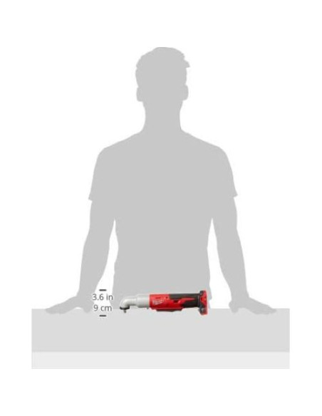 Llave de Impacto Milwaukee M18 3/8" Ángulo Recto 81,65 Nm Llave de Impacto Milwaukee M18 3/8" Ángulo Recto 81,65 Nm