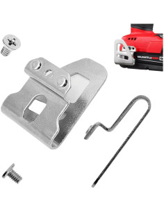 Paquete de 6 Clips de Cintura Milwaukee M18, Acero Inoxidable 2