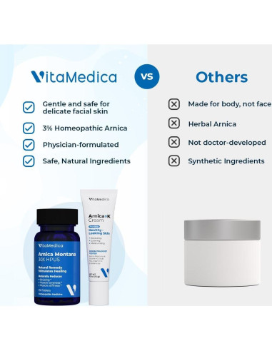VitaMedica Arnica Montana 30X y Crema Tópica Vitamina K 64.8g