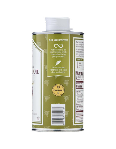 Aceite de Semilla de Uva La Tourangelle 500 ml Prensado en Frío Aceite de Semilla de Uva La Tourangelle 500 ml Prensado en Frío