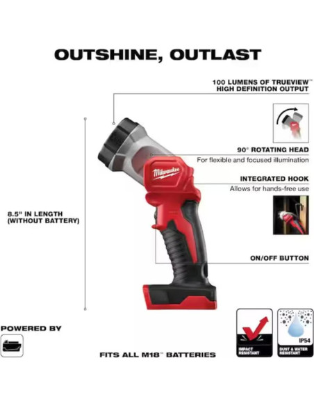 Kit Inalámbrico Milwaukee M18 7 Herramientas 18V con Baterías Kit Inalámbrico Milwaukee M18 7 Herramientas 18V con Baterías