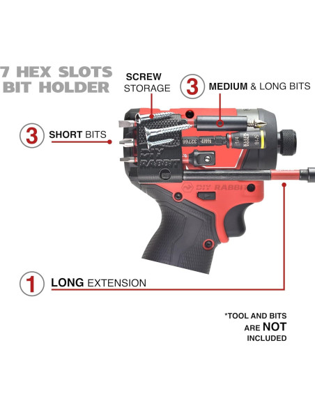 Soporte de Brocas Milwaukee M12 Gen 3 con 7 Piezas Magnéticas Soporte de Brocas Milwaukee M12 Gen 3 con 7 Piezas Magnéticas
