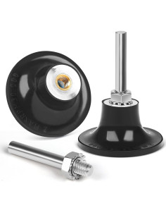 Paquete de 2 discos de lijado Fibvaxm 5 cm vástago 0.64 cm 2