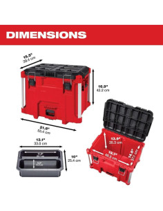 Caja de Herramientas Milwaukee 48-22-8429 PACKOUT XL 39.4x55.1x42.9cm 2
