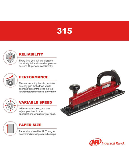 Lijadora de Aire Ingersoll Rand 315 Doble Pistón 3000 spm Lijadora de Aire Ingersoll Rand 315 Doble Pistón 3000 spm