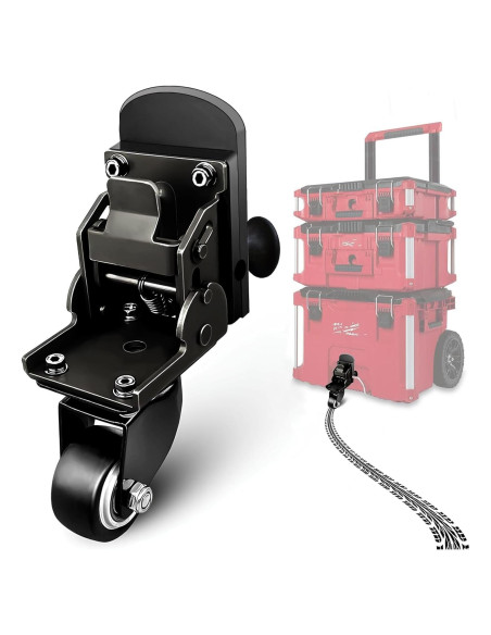 Kit de Ruedas Caster Yayisum para Milwaukee Packout 200 kg Kit de Ruedas Caster Yayisum para Milwaukee Packout 200 kg