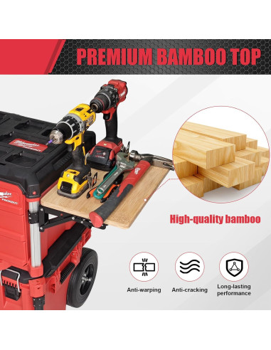 Mesa Plegable BPOPO para Milwaukee Packout 40x25 cm