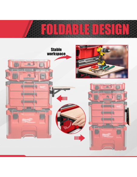 Mesa Plegable BPOPO para Herramientas Milwaukee Packout Mesa Plegable BPOPO para Herramientas Milwaukee Packout