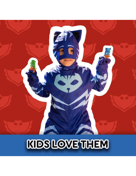 Anillos Lollipop PJ Masks 18 unidades - Caramelo Frutal Anillos Lollipop PJ Masks 18 unidades - Caramelo Frutal