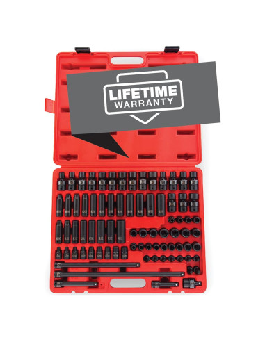 Conjunto 80 Piezas Enchufes 3/8" Drive Sunex 3580