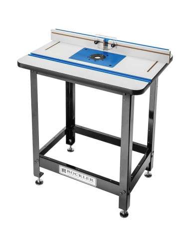 Mesa de Router Rockler HPL 61 cm con Nivelación y Accesorios
