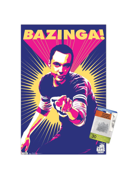 Póster de Sheldon Big Bang - Trends International 56.8x37.4cm Póster de Sheldon Big Bang - Trends International 56.8x37.4cm