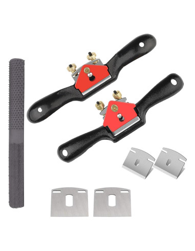 Juego de Cuchillas Ajustables SIXWOOD 2pcs con Lima 200mm