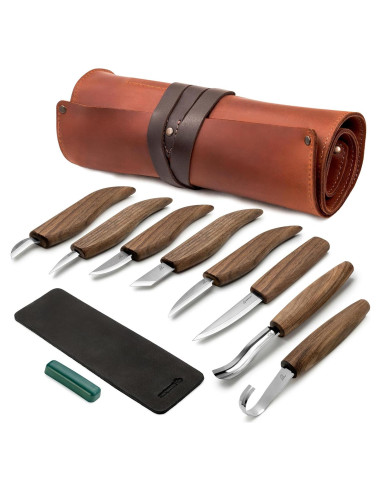 Kit de Tallado en Madera BeaverCraft S18X - 8 Cuchillos