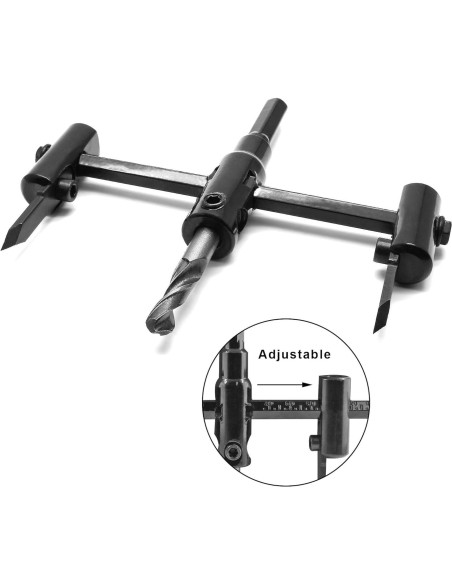 Cortador de Agujeros Ajustable Aracombie 30mm a 120mm Cortador de Agujeros Ajustable Aracombie 30mm a 120mm
