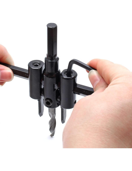 Cortador de Agujeros Ajustable Aracombie 30mm a 120mm Cortador de Agujeros Ajustable Aracombie 30mm a 120mm