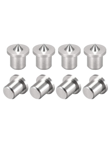 Centro de Taladro uxcell 5mm Acero Inoxidable 8 Piezas