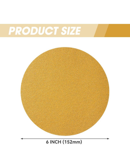 Discos de Lijado CowboyBOB 100 Pcs 15.24 cm 100 Grit PSA Discos de Lijado CowboyBOB 100 Pcs 15.24 cm 100 Grit PSA