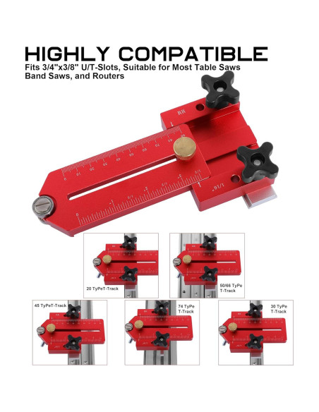 Jig Delgado TRZZ para Cortes de Mesa con Bloque de Empuje Jig Delgado TRZZ para Cortes de Mesa con Bloque de Empuje