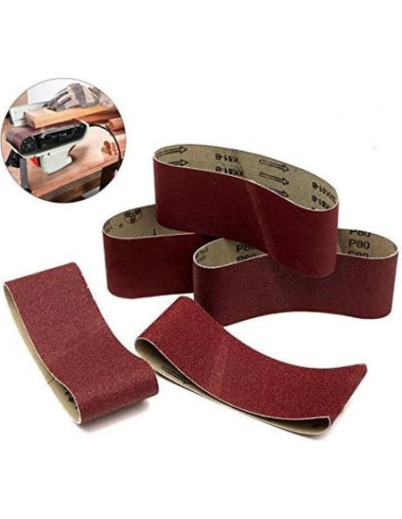Cintas de Lijado Zivisk 5 Piezas Granos 60-320 5 cm x 68.6 cm Cintas de Lijado Zivisk 5 Piezas Granos 60-320 5 cm x 68.6 cm