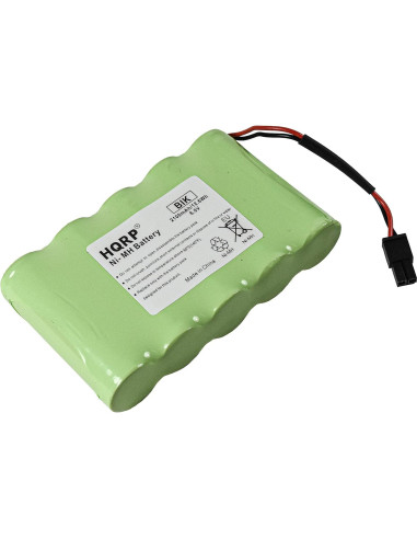 Batería de Respaldo HQRP 6V 2100mAh para Seguridad GE Interlogix