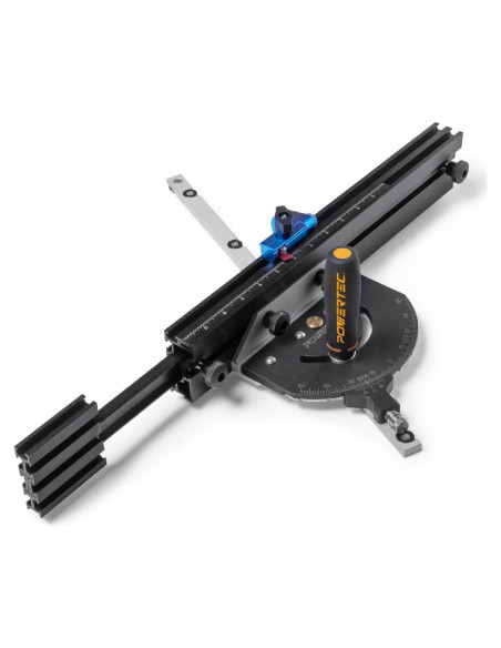Sistema de Medición de Ingletes POWERTEC 71766 con Cerca Telescópica Sistema de Medición de Ingletes POWERTEC 71766 con Cerca Telescópica