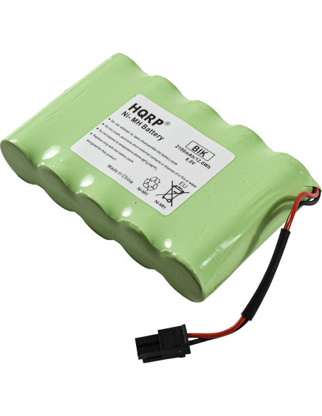 Batería de Respaldo HQRP 6V 2100mAh para Seguridad GE Interlogix Batería de Respaldo HQRP 6V 2100mAh para Seguridad GE Interlogix
