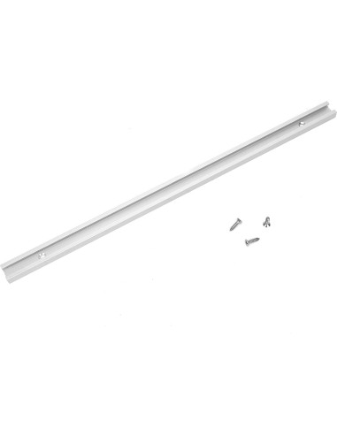 Riel de Deslizamiento en T Oumefar 30 cm Aluminio para Carpintería