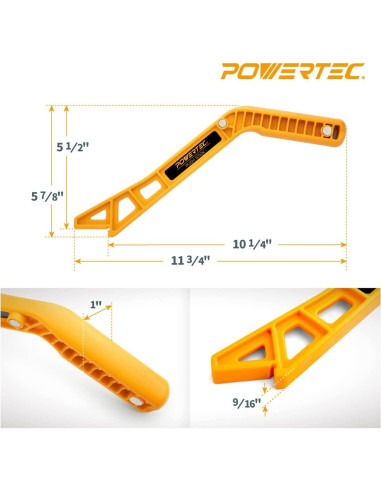 Kit de Seguridad POWERTEC 4 Piezas para Sierra de Banco