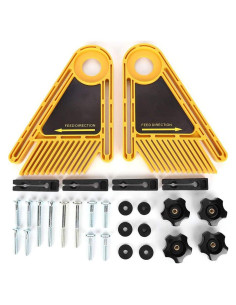 Tablero de Plumas Vikye Doble para Carpintería Amarillo