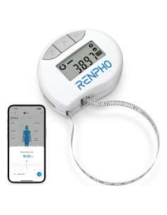 Cinta Métrica Inteligente RENPHO 1.5m Bluetooth Fitness
