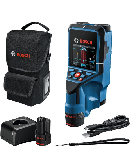 Escáner de Pared Bosch D-TECT200C 12V Max con Batería Escáner de Pared Bosch D-TECT200C 12V Max con Batería