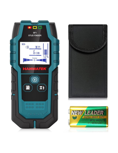 Detector de Pared HANMATEK SF1 5 en 1 con Pantalla LCD