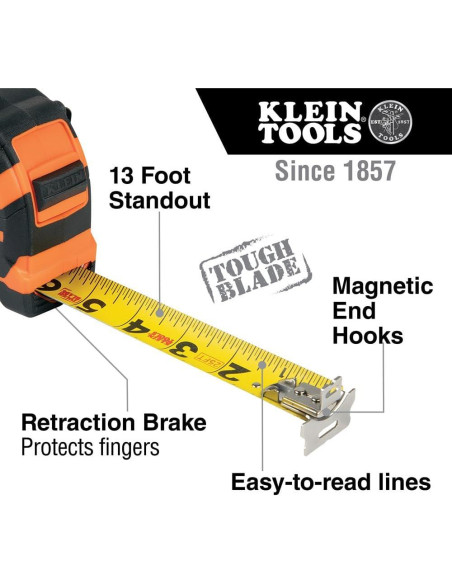 Kit de Herramientas Klein Tools 3 Piezas Cinta y Nivel Kit de Herramientas Klein Tools 3 Piezas Cinta y Nivel