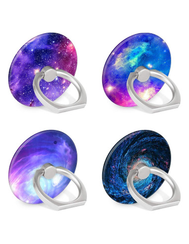 Soporte de Anillo para Teléfono Houmee 4 Piezas Nebulosa