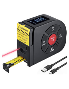 Cinta Métrica Láser BINTA 50m/5m Pantalla Digital USB-C