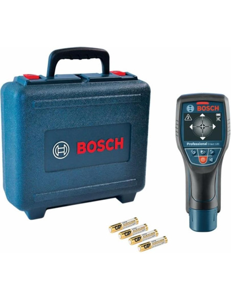 Escáner de detección BOSCH D-TECT120, 3 modos, incluye baterías Escáner de detección BOSCH D-TECT120, 3 modos, incluye baterías
