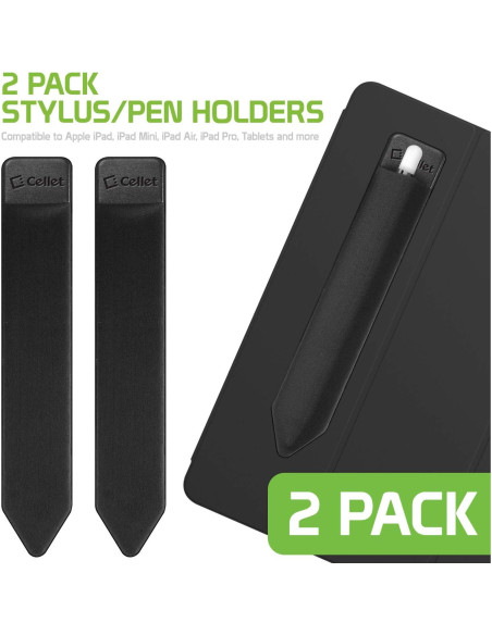Funda Elástica para Stylus Cellet - Adhesivo 3M - Paquete de 2 Funda Elástica para Stylus Cellet - Adhesivo 3M - Paquete de 2