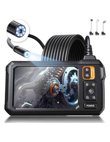 Cámara Endoscopio MugEasy C30-M 4.3" HD 8 LED IP67 Cámara Endoscopio MugEasy C30-M 4.3" HD 8 LED IP67