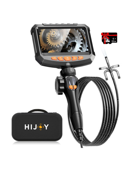 Cámara Borescopio Hijoy 5'' HD 1080P con Luz LED 1.5m Cámara Borescopio Hijoy 5'' HD 1080P con Luz LED 1.5m