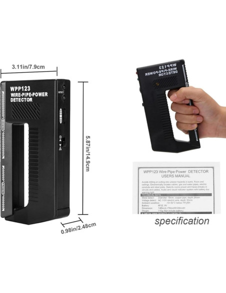 Detector de Metales Genérico Wpp123 Alta Sensibilidad Detector de Metales Genérico Wpp123 Alta Sensibilidad