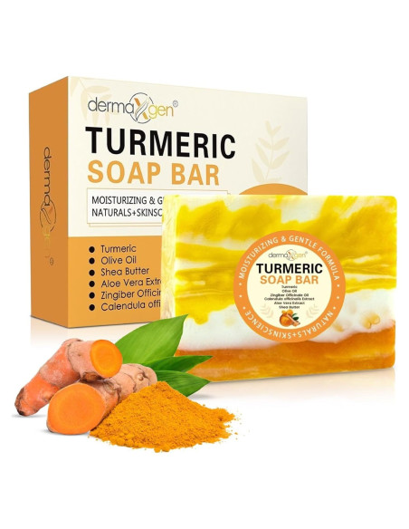 Jabón de Cúrcuma Orgánica Dermaxgen 99.22 g - Cuidado Piel Jabón de Cúrcuma Orgánica Dermaxgen 99.22 g - Cuidado Piel