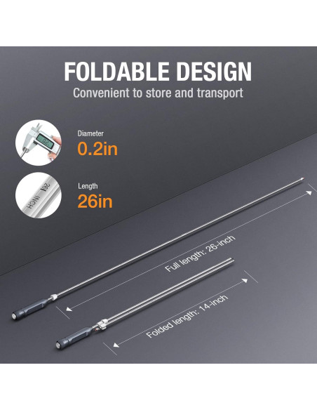 Borescope Rifle Teslong NTG200H 0.51 cm Enfoque Manual Borescope Rifle Teslong NTG200H 0.51 cm Enfoque Manual