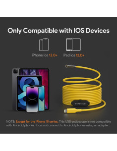 Cámara Endoscópica DEPSTECH NTC55 7mm IP67 para iOS 2
