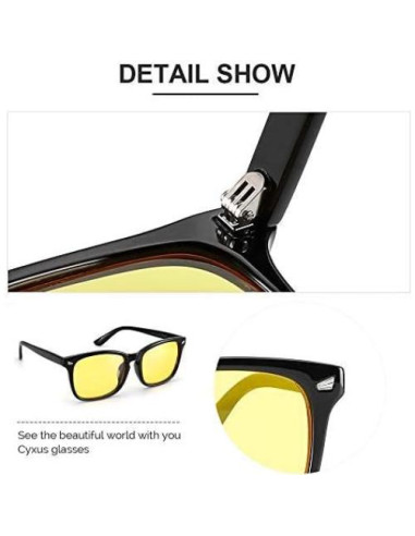 Gafas de luz azul Cyxus unisex con protección UV 8082