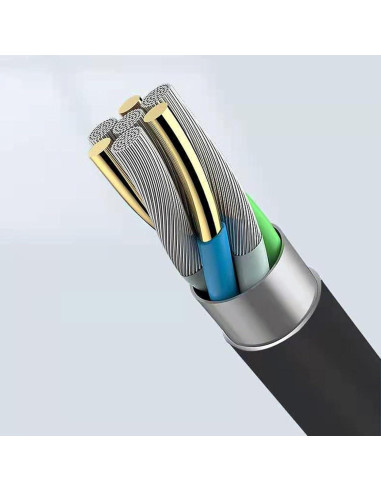 Cámara Endoscopio MEIBAOGE 1 Metro Luz LED Ajustable